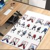 ice hockey Printed Carpet, for Office Chair Living Room Bedroom Kitchen Room Decor Gifts.