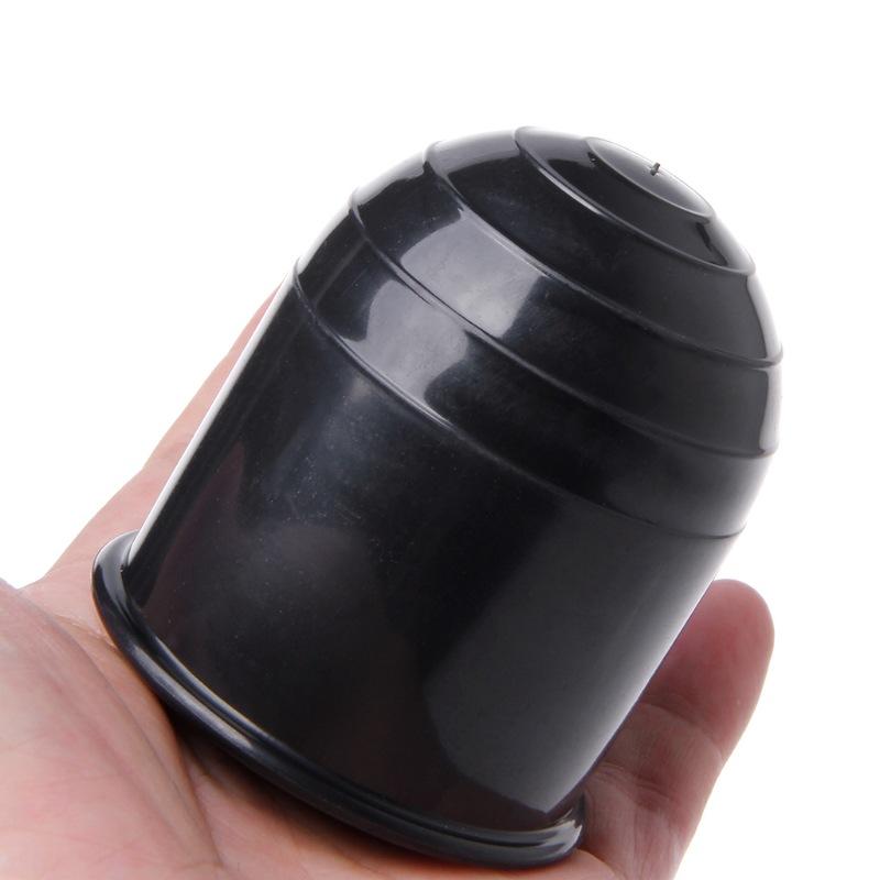 Universal 50MM Tow Bar Cap Black Durable Caravan Trailer Protection Towing Hitch Tow Ball Cover Car Accessories Prevent Falling