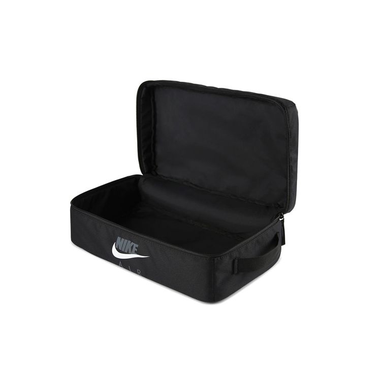 Nike Shoe Box Bag Polyester Handbag Fitness Tote Unisex Bags Black CW9266-010