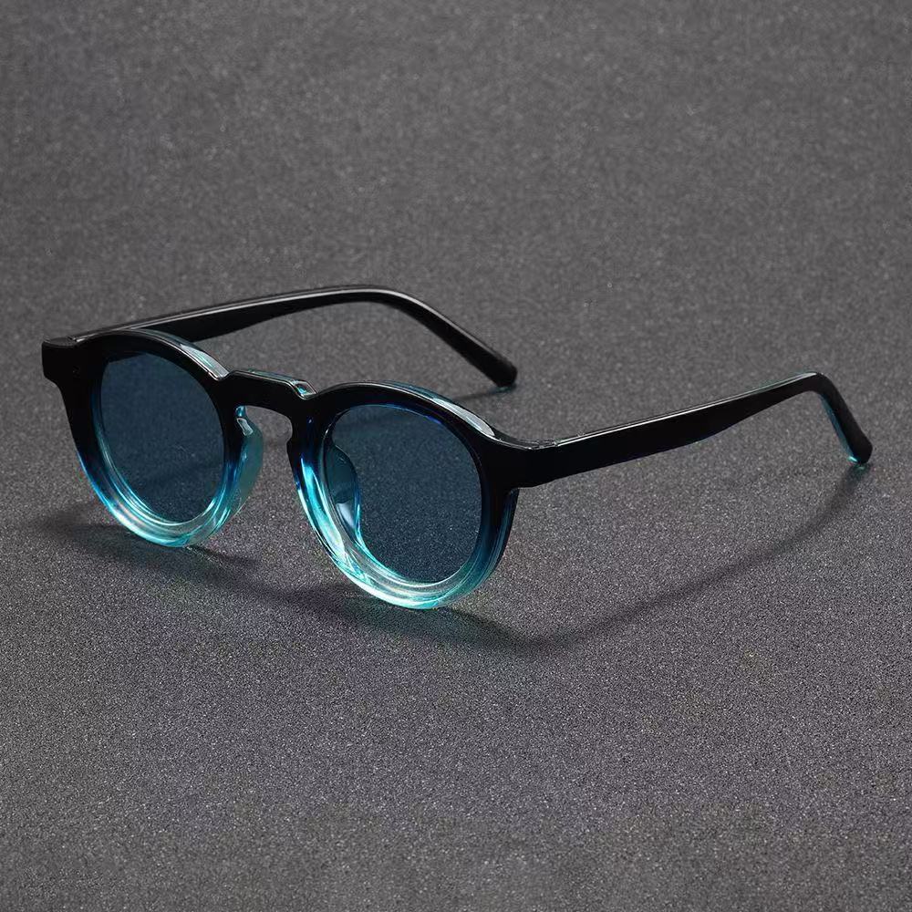 New Vintage Round Sunglasses Women Men Brand Circular Sun Glasses Female Oval Eyewear Sunglasses for Male Female Eyeglasses