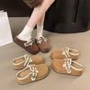 Half Slippers with Retro Design Versatile Niche Bag Head Slippers Women Wear Birkenstock Skirt