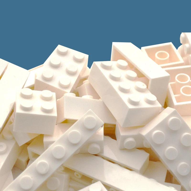 104Pcs Mixed Thick Figure Building Blocks 12 Size 16 Colors MOC Bricks Creative Toys for Children 6-12y