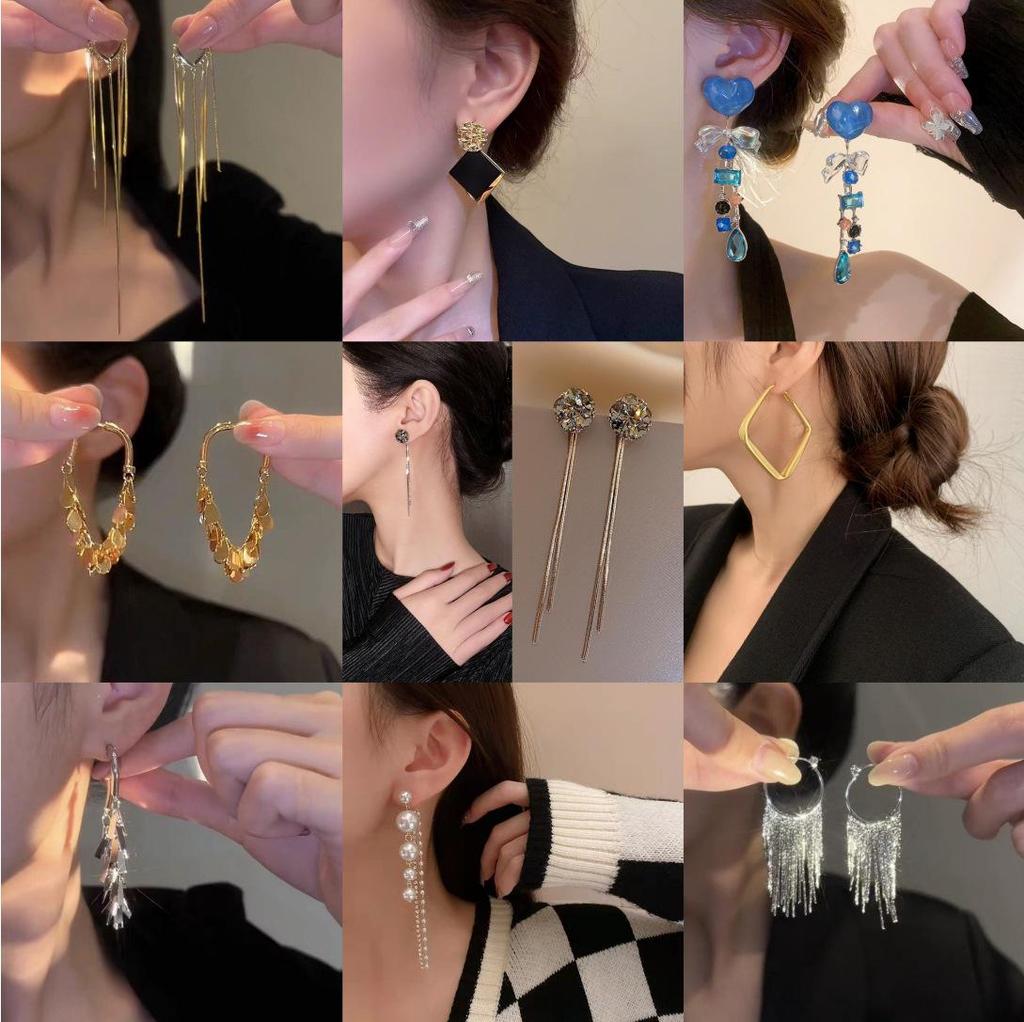 2024 Trendy Luxury Tassel Earrings – Simple, Versatile Bestseller for Women