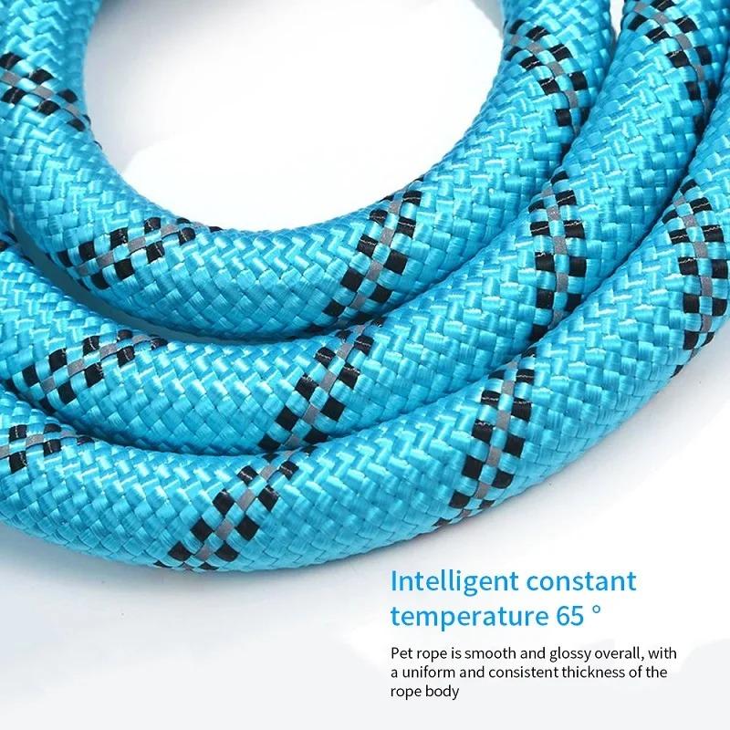 150 cm forte coleira de cachorro coleiras de estimação coleira reflexiva para grande pequeno médio grande coleira de cachorro arrastar puxar reboque golden retriever