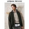 UR Men's Loose-Fit Zipper Stand-Collar Jacket