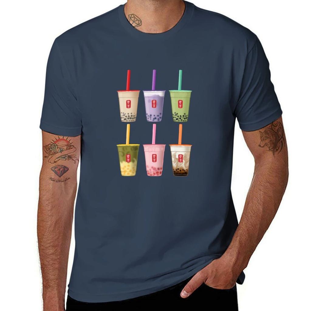 Bubble Tea Collection Tshirt Unisex T Shirts For Unisex Casual G Unisex T Shirts For Unisex Tshirt