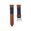 Cinturino per cinturino Apple Watch 49mm 45mm 44mm 40mm 41mm 42mm 38mm Bracciale in pelle denim per IWatch Ultra Series 8 7 6 5 4 3 SE