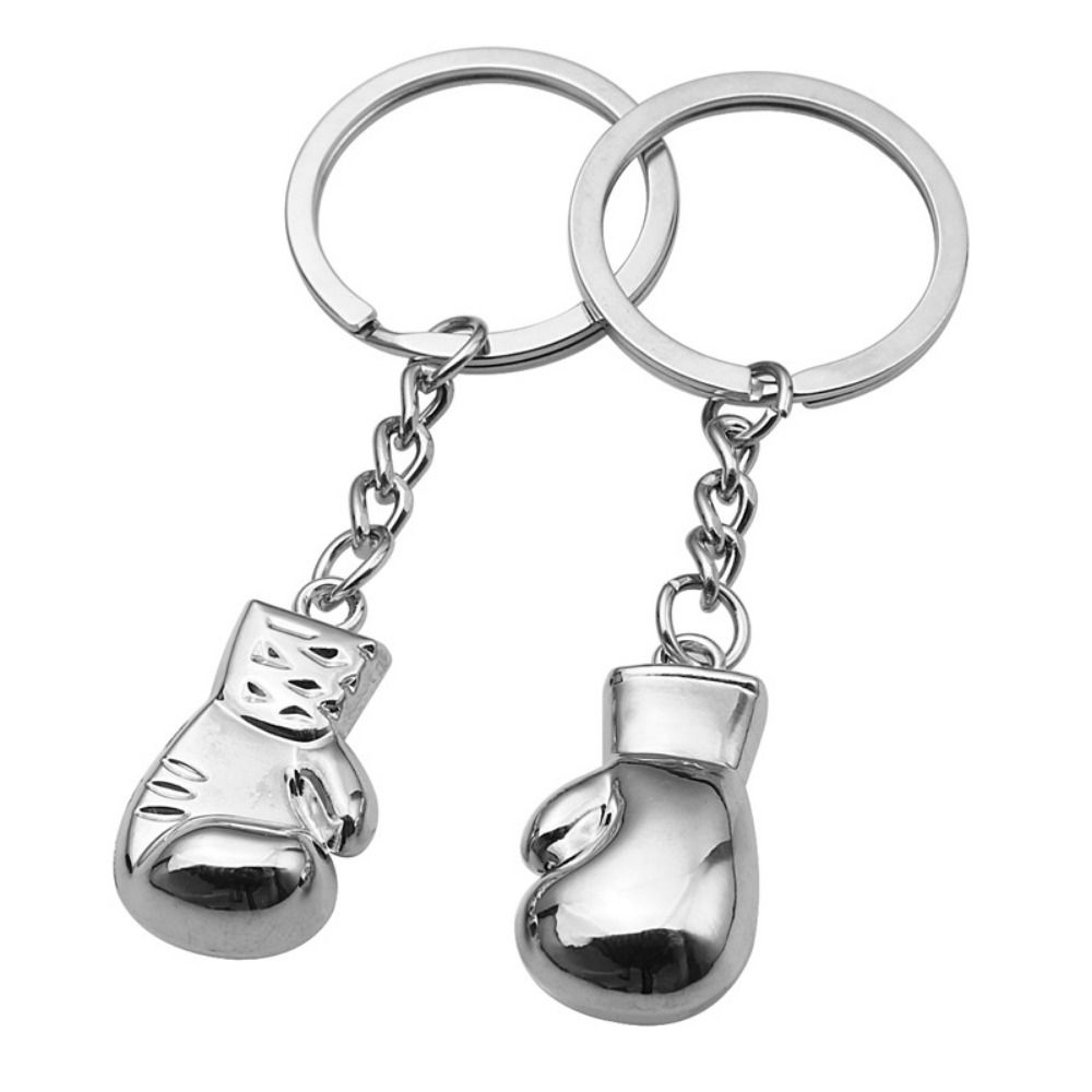 Baseball Fitness Equipment Key Ring Barbell Dumbbell Baseball Keyring Fitness Keychain  Bag Pendant