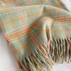 Girls Lattice Imitation cashmere Tassel Checked Women Winter Scarves Grid Wraps Korean Long Shawls