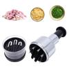 1Pcs Stainless Steel Onion Press Chopper Hand Vegetable Chopper Stainless Steel Manual Food Chopper for Kitchen Tools