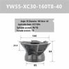 Long-Edge Dovetail Cutter Holder for XCET3004 Milling: 55°, 60°, 75° V-Groove & Disc Bottom Cleaning