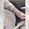 New Long-sleeved Waist Cardigan Women's Autumn and Winter Bottom Short Top Knitted Sweater Jacket