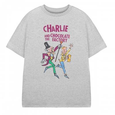 Charlie and The Chocolate Factory Childrens/Kids Roald Dahl Short-Sleeved T-Shirt