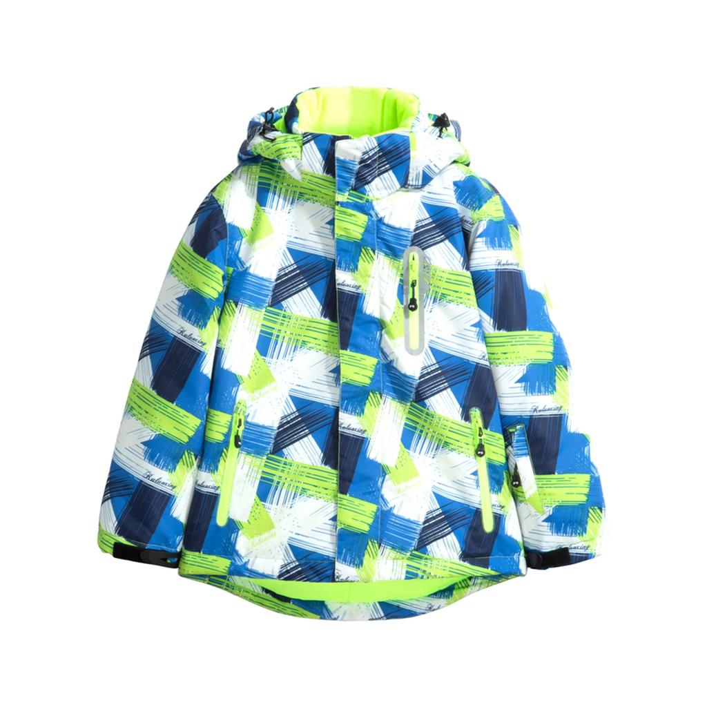 WOWULOVELY Snowboarding Apparel Set for Skiing and Sizes Jacket and Pants Waterproof and Warm for Snow Play Top and Bottom Size Kids' Boys,