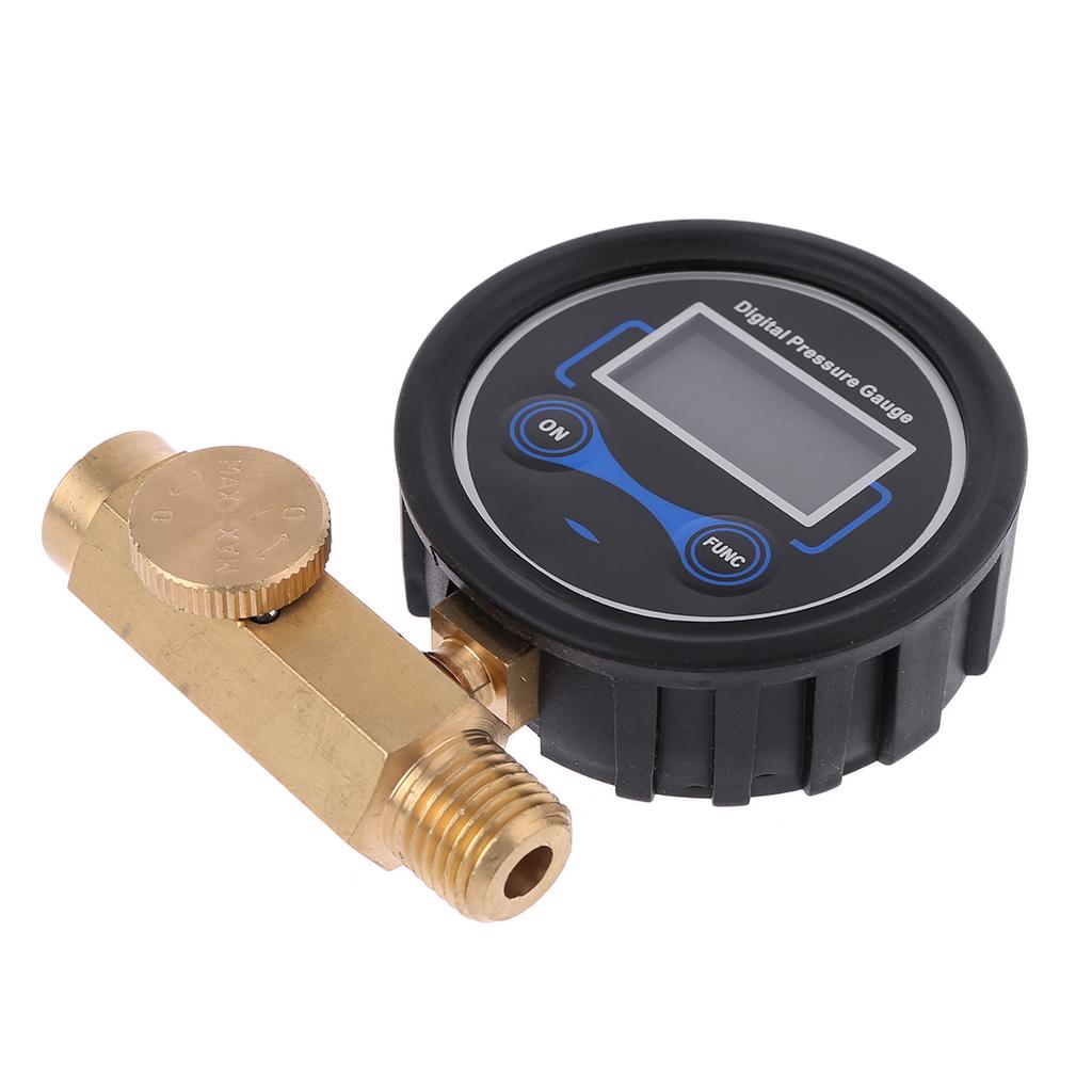 Digital Tire Pressure Guage 200PSI 1/4" with Flashlight Fit for Car Truck Bicycle Motorcycle Vehicle Tyre Inflator Gauge