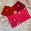 Double Layer Jewelry Bag Exquisite Jewelry Storage Bag Ring Necklace Storage Bag Safe For Handbag Girls Suitcase