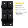 For Chevrolet Silverado GMC Left Sierra Driver Window Switch Power Master 4 Door