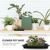 6Pcs Plastic Flower Pot Trays Heavy Duty Plant Saucers for Indoor Outdoor Use Drip Tray Water Catcher Planter Drainage Tray