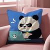 Animal Cute Little Bear Cushion Cover MultiScene Pillow Cover for Home  Car  Reversible Soft  Durable for Daily Use
