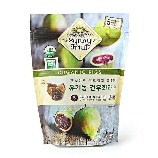 Сушеный инжир Sunny Fruits Organic в пакетиках 5 шт., 250 г, 1 шт., корейские орехи