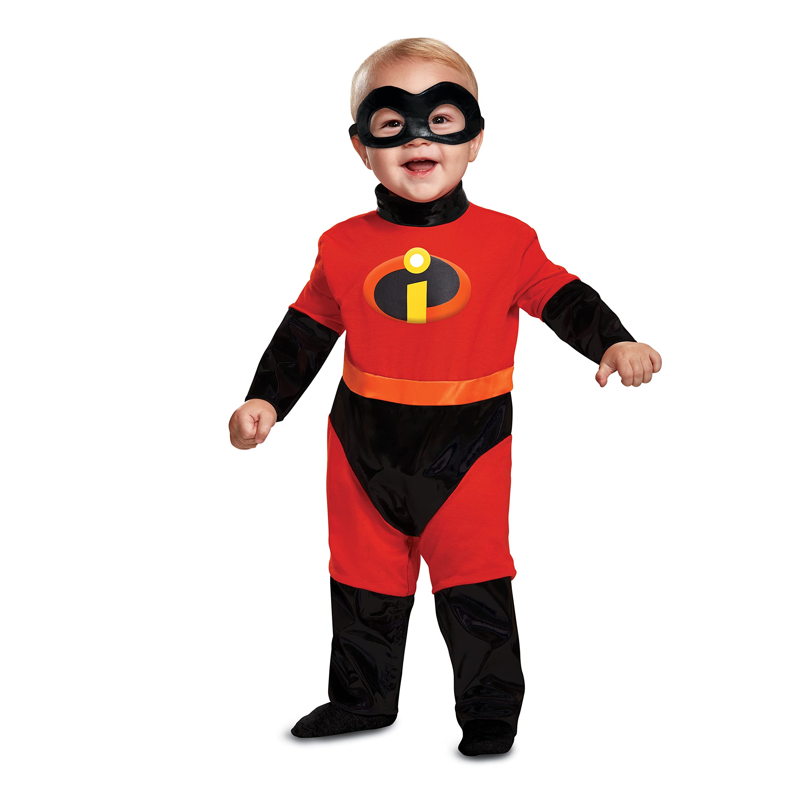

Incredibles Family Classic Costume for Toddlers and Halloween Costume Kids, [Sizes 6-12m]