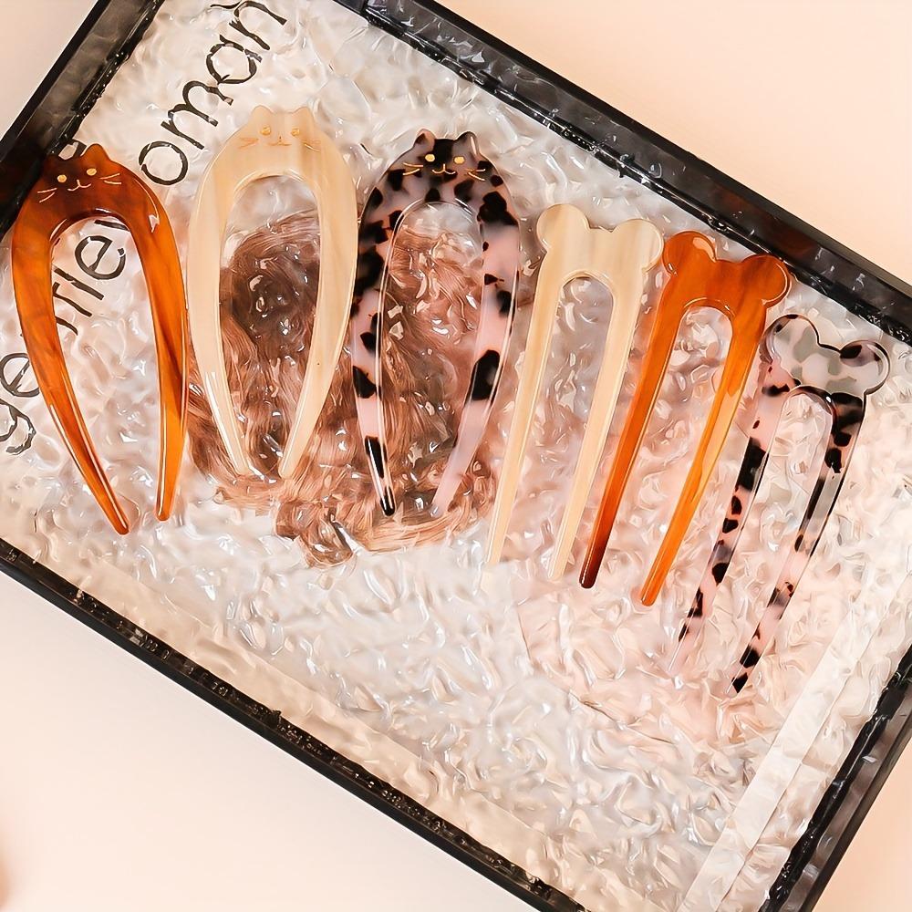 Cartoon Niedlich U-förmig Exquisit Damen Haarnadel Haaraccessoires Styling-Werkzeuge Bekleidungsaccessoires Haaraccessoires Kopfschmuck