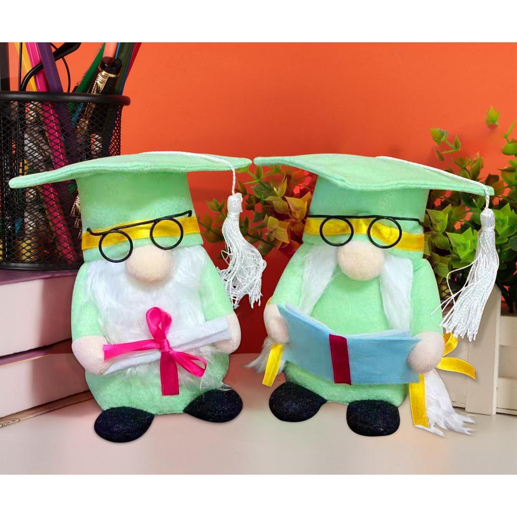 Graduation Plush Doll with Cap & Gown - Commemorative Gift