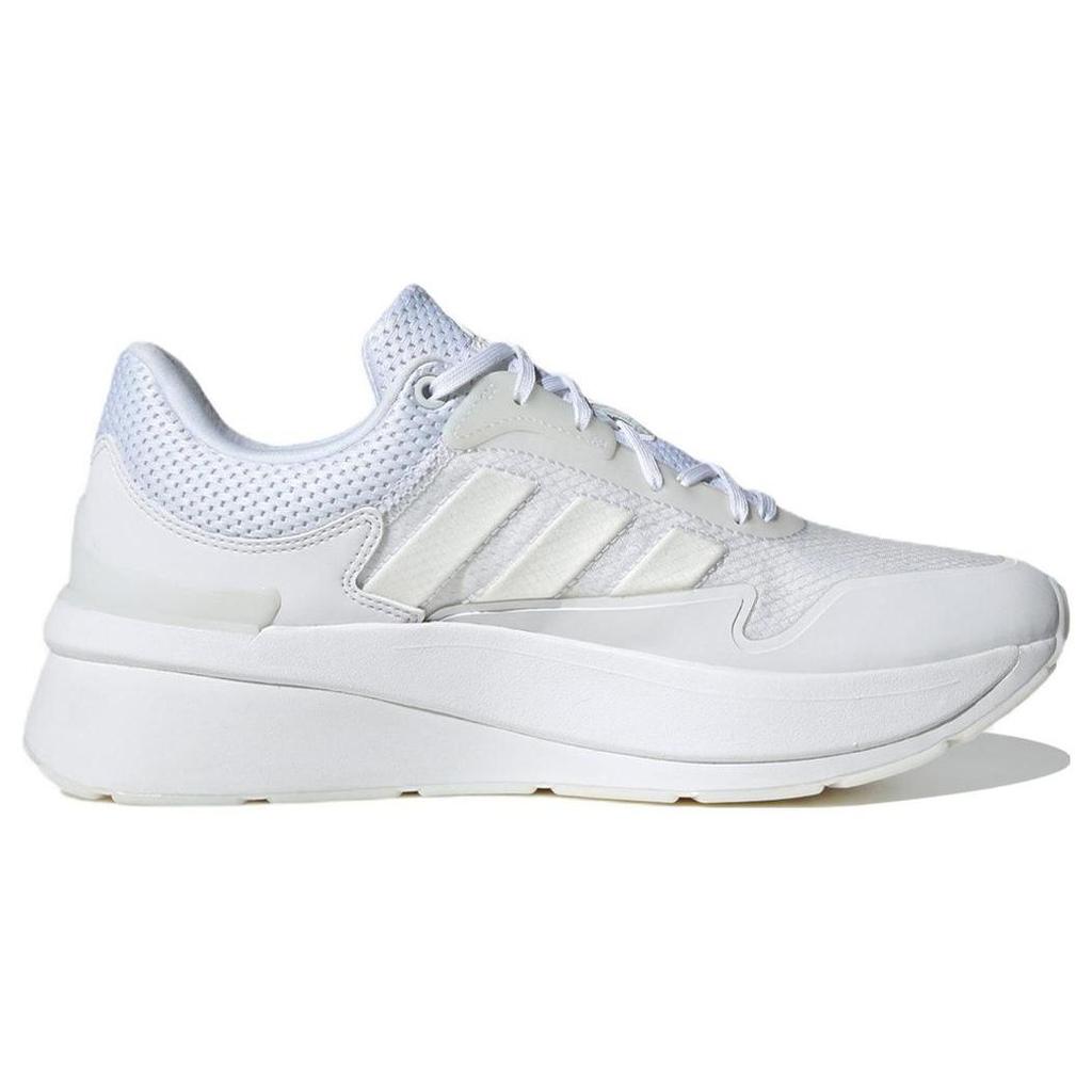 adidas Znchill Pohodlná Medzipodrážka Tkanina Tlmenie Nárazov Protišmyková Odolná voči Opotrebeniu Nízky Zvršok Ležérne Bežecké Topánky Pánske Tenisky Biela HQ3852