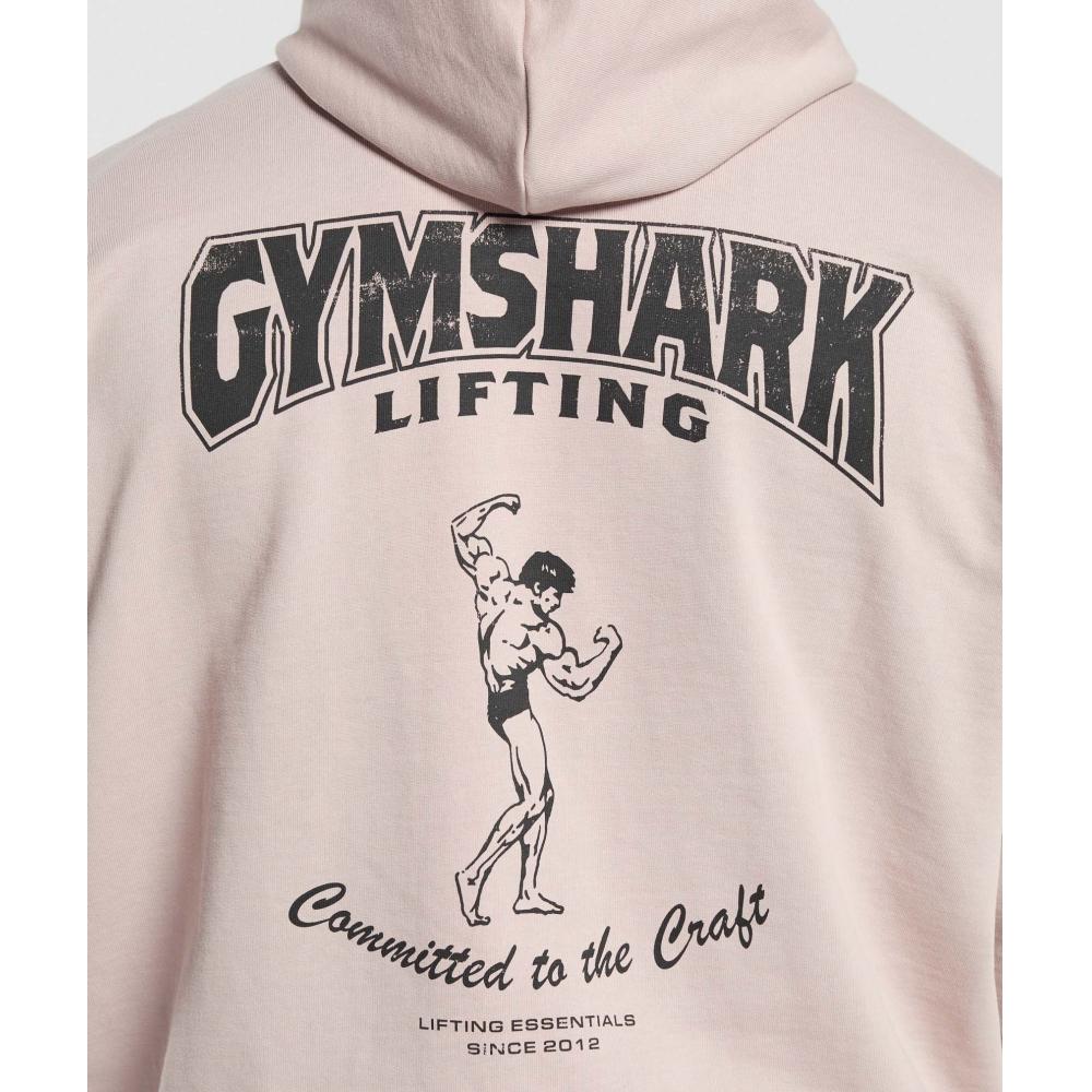 Gymshark Committed To The Craft Hoodie Muted Pink A1c4r Kb68