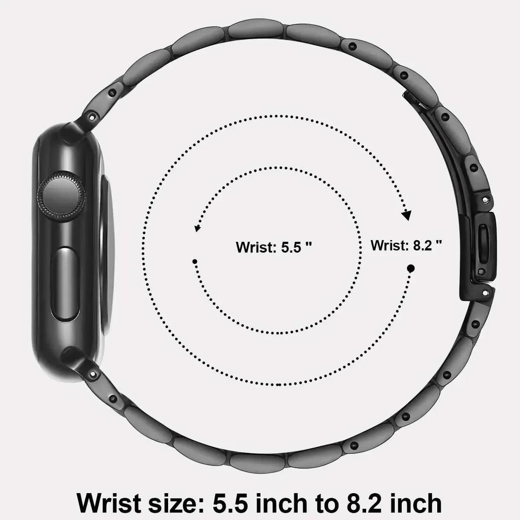 Stainless Steel Strap For Apple Watch Ultra 2 Band 49mm 42mm 46mm Metal Bracelet iWatch Series 10 9 8 7 6 5 4 3 Women 45mm 41mm