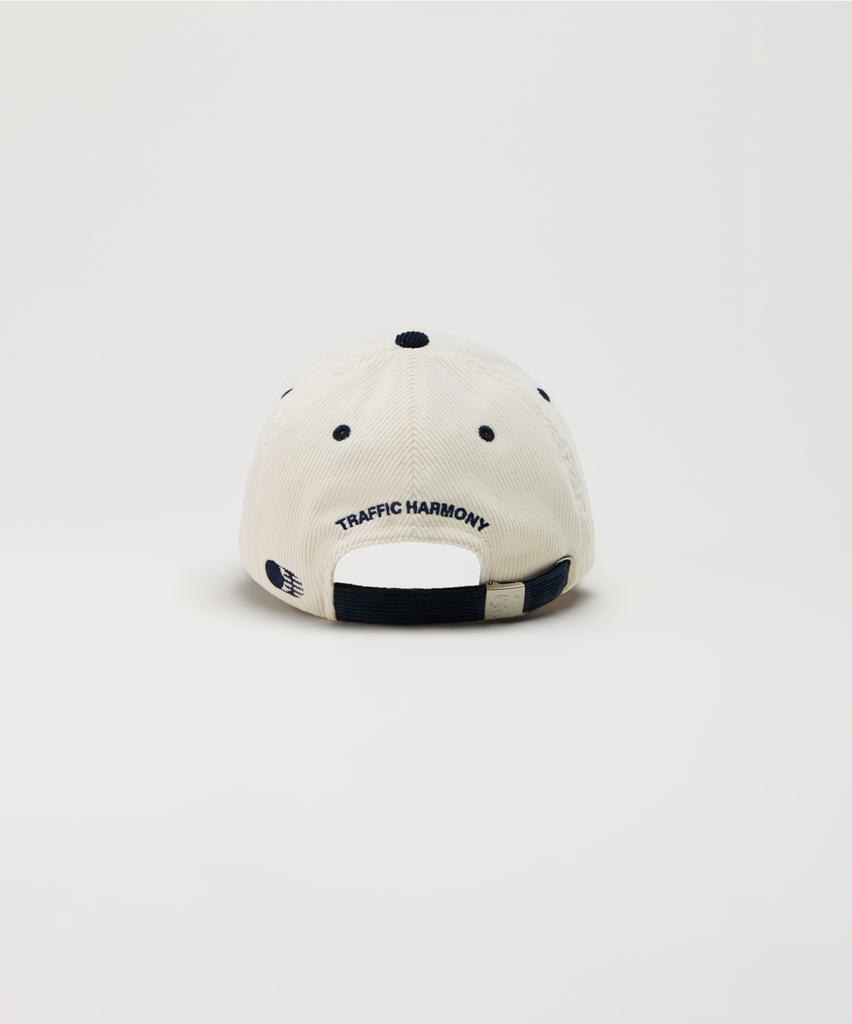Teulaepighamoni Corduroy Round Logo Deep-Fit Ballcap_Navy
