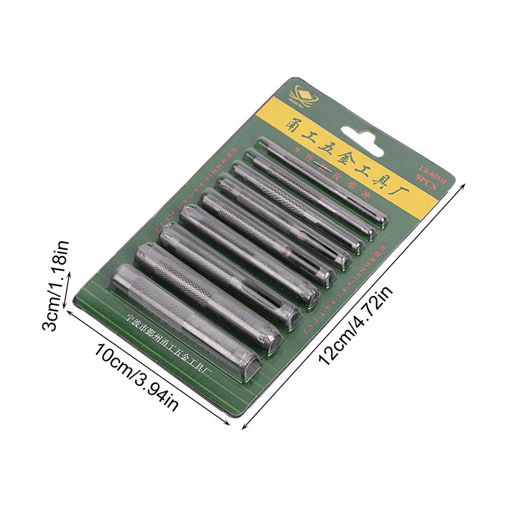 Hole Punch For Leather Metal Hollow Leather Punch Set Leather Craft Hollow Hole Punch Tool Leather Punch For Fabric Leather