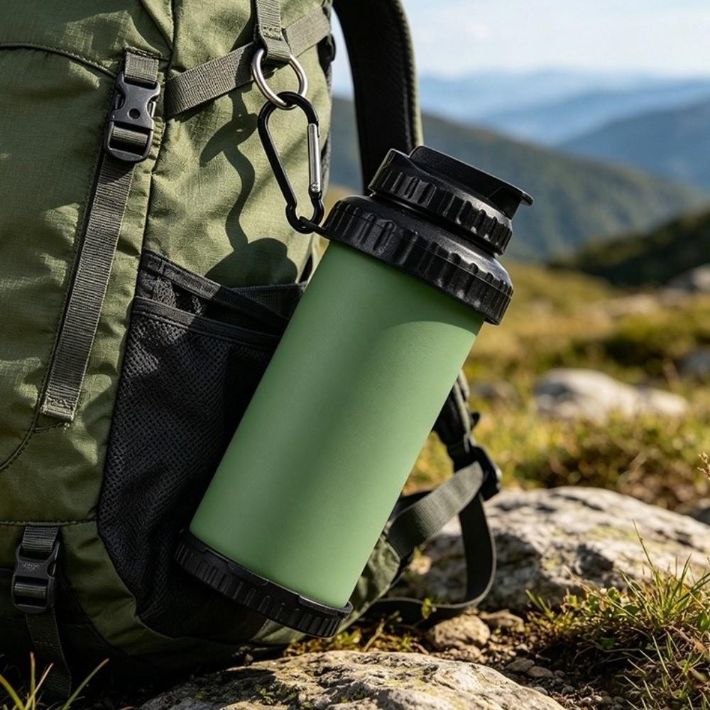 Leakproof Silicone Folding Water Bottle Collapsible Portable Sports Water Flask Space-saving Lightweight Fitness Drinking Cups