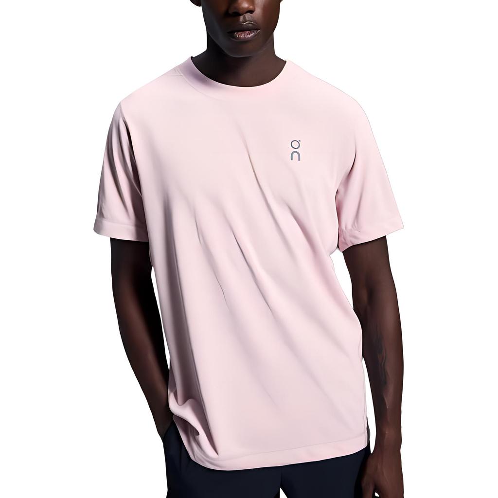 On Running Train-T Fashion Soft Sweat-Wicking Quick-Dry Breathable Short Sleeve T-Shirt Men T-Shirts Pink 1MF11781929