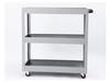 Heavy-Duty Three-Tier Mobile Tool Cart for Auto Repair and Maintenance