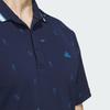 adidas Logo Striped Pullover Polo Shirt Men Tops Navy-Blue IN9048