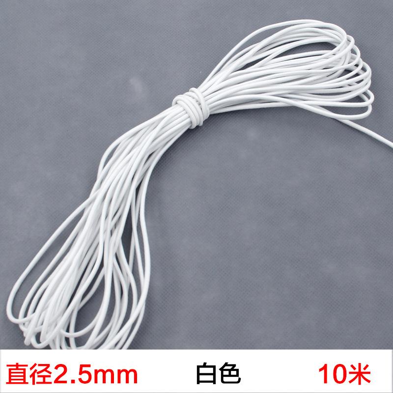 Red And White Old-Fashioned Traditional Round Elastic Band, Super Durable Classic Elastic Rubber Band, Skipping Rope Rubber Band Accessories Batch