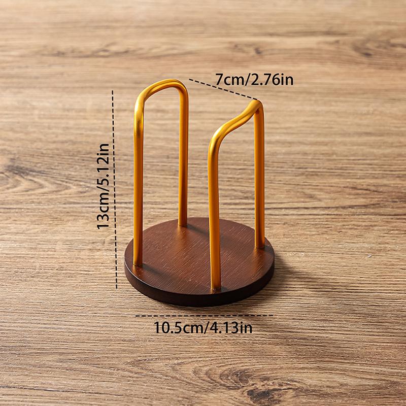 Wooden Paper Cup Holder For Disposable Cups Desktop Coffee Table Storage Shelf Tea Mug Organizer Kitchen Office Accessory