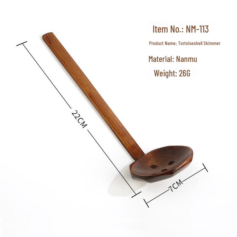 abay Wooden Long Handle Ramen Soup Ladle