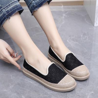 Mode Koreaans Origineel Zomer 39 Casual Instappers Damesschoenen Comfortabel en Elegant Goedkoop Y2k Mode Splicing Kleur Dames Schoenen