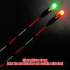5Pcs Led Luminous Floating Tail Light Glow Color Change Stick Bean Thick Head Fishing Float Tail Light Fishing Gear Accessories