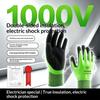 Electrician Insulated Work Gloves 1000V 400V Waterproof Non-slip Breathable for Electrical Testing Operation