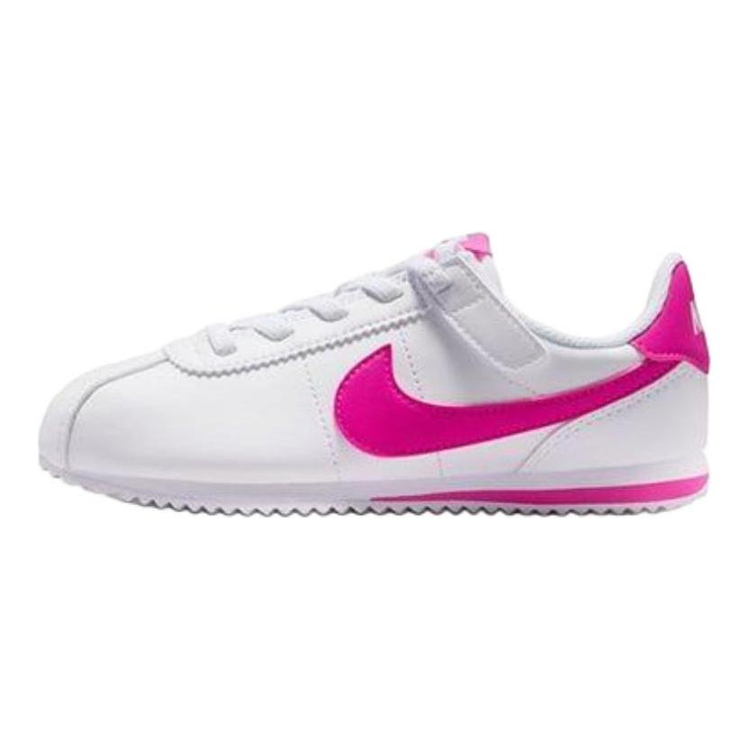 Nike Cortez Easy On Versatile Comfortable Simple Low Top Kids Running Shoes Kids sneaker White Pink IH7656-102