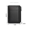 Zipper Coin Purse Simple Multi-Card Slots Wallet Pu Leather Card Holder Lightweight Change Pouch For Women Men Daily Use