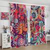 Paisley Floral Window Curtains Vintage Rustic Farmhouse Flowers Style Drapes Living Room Bohemian Blackout Made Of Polyester Sitting Treatment