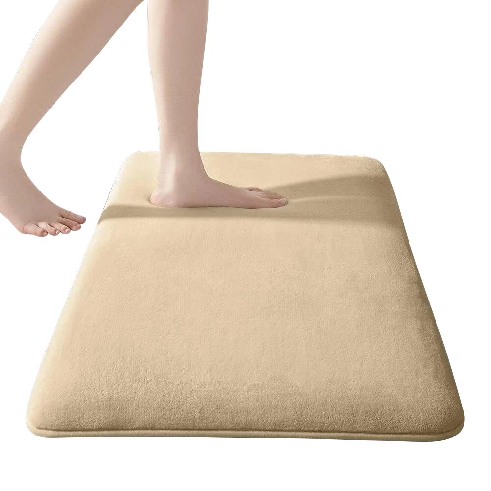 

40*60 см коврик для ванной комнаты, суперабсорбирующий нескользящий коврик для ванной, коврик для ног в дверном проеме гостиной, ковер для спальни 40x60cm бежевый