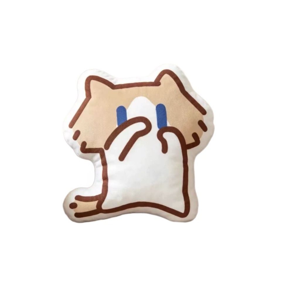 Sofa Decor Cat Plush Throw Pillow Home Ornament Cat Stuffed Pillow  Student