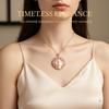1 Stuks Trendy Exquise Dagelijkse Sieraden Hol Chinese Mythologie Negenstaartige Vos Emaille Hanger Ketting Voor Vrouwen Cadeaus