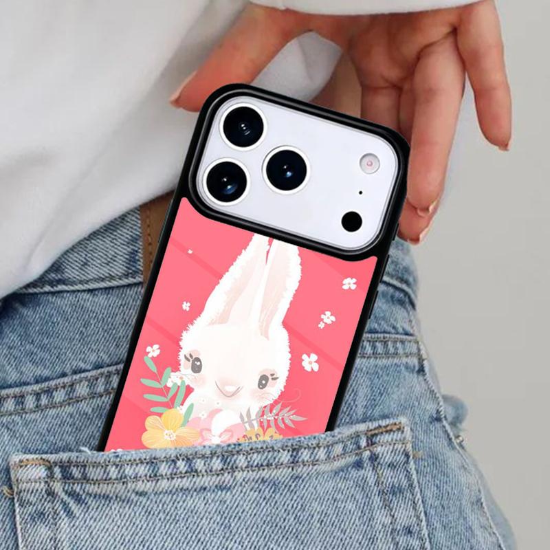Bunny Rabbits Phone Case for iPhone 16e 15 14 13 12 17 Pro Max Plus Air 17pro Cover Coque