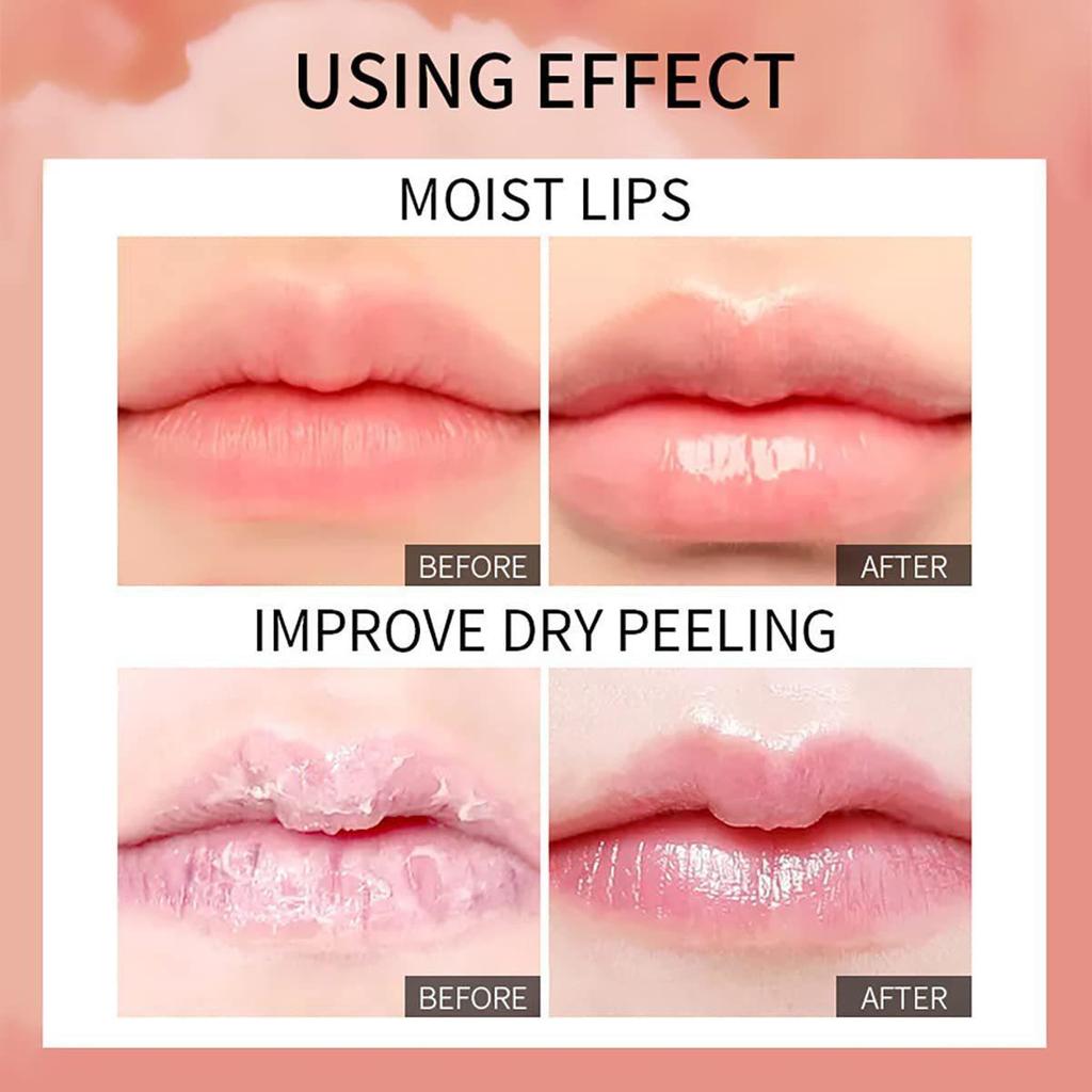 Pouty Lips Lip Gloss Plump and Moisturizing Lip Oil Fruity Lip Gloss Lip Care Fades Lip Lines